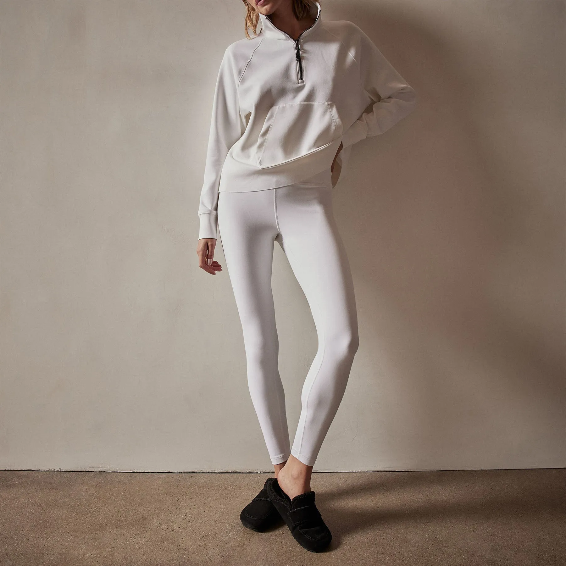 High Rise Leggings - White