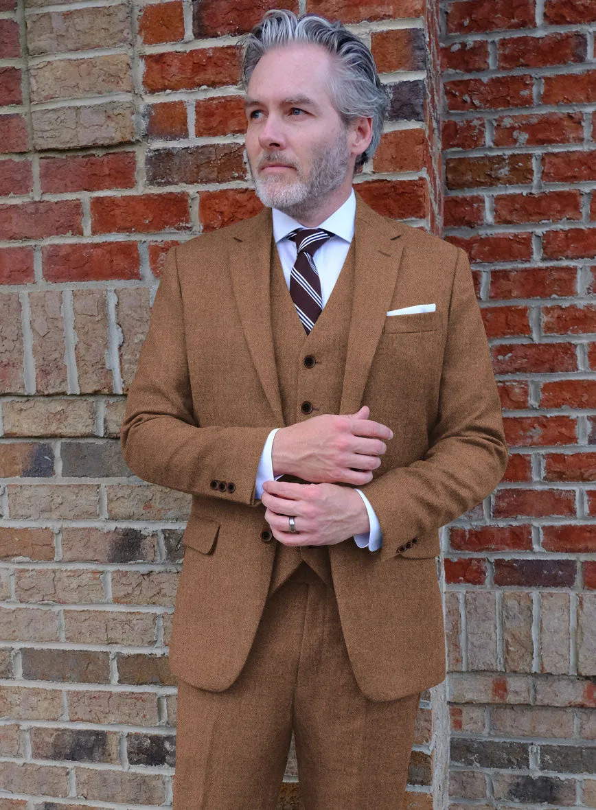 Highlander Earthy Brown Tweed Suit