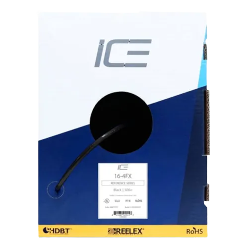 Ice Cable 16-4FX/BOX/BLK 16-4 Direct Burial Cable - 500ft Box (Black)