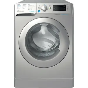 Indesit BWE81496XSV Washing Machine, 8kg, 1400 Spin, Silver, A Rated