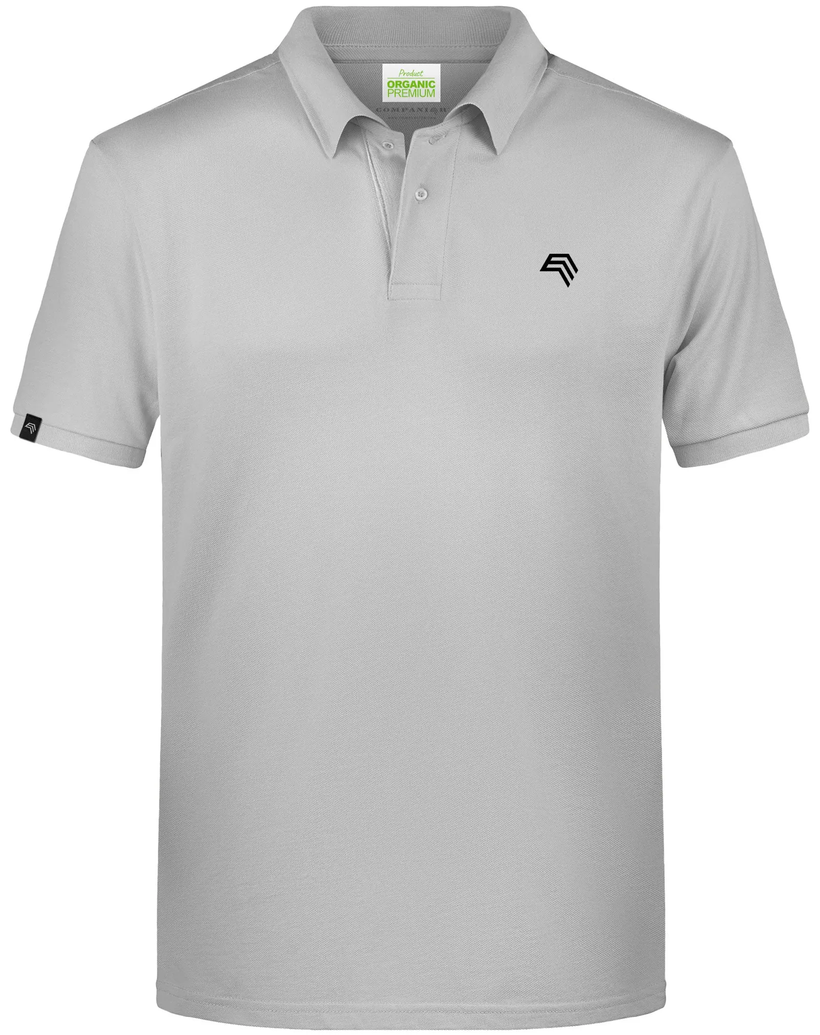 JAN 8010 ― Herren Bio-Baumwolle Polo Shirt - Soft Grau