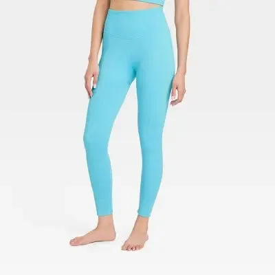 JoyLab Women's High-Rise Seamless Cable Knit Athletic 7/8 Leggings