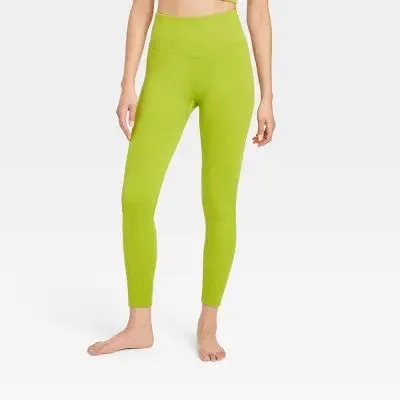 JoyLab Women's High-Rise Seamless Cable Knit Athletic 7/8 Leggings