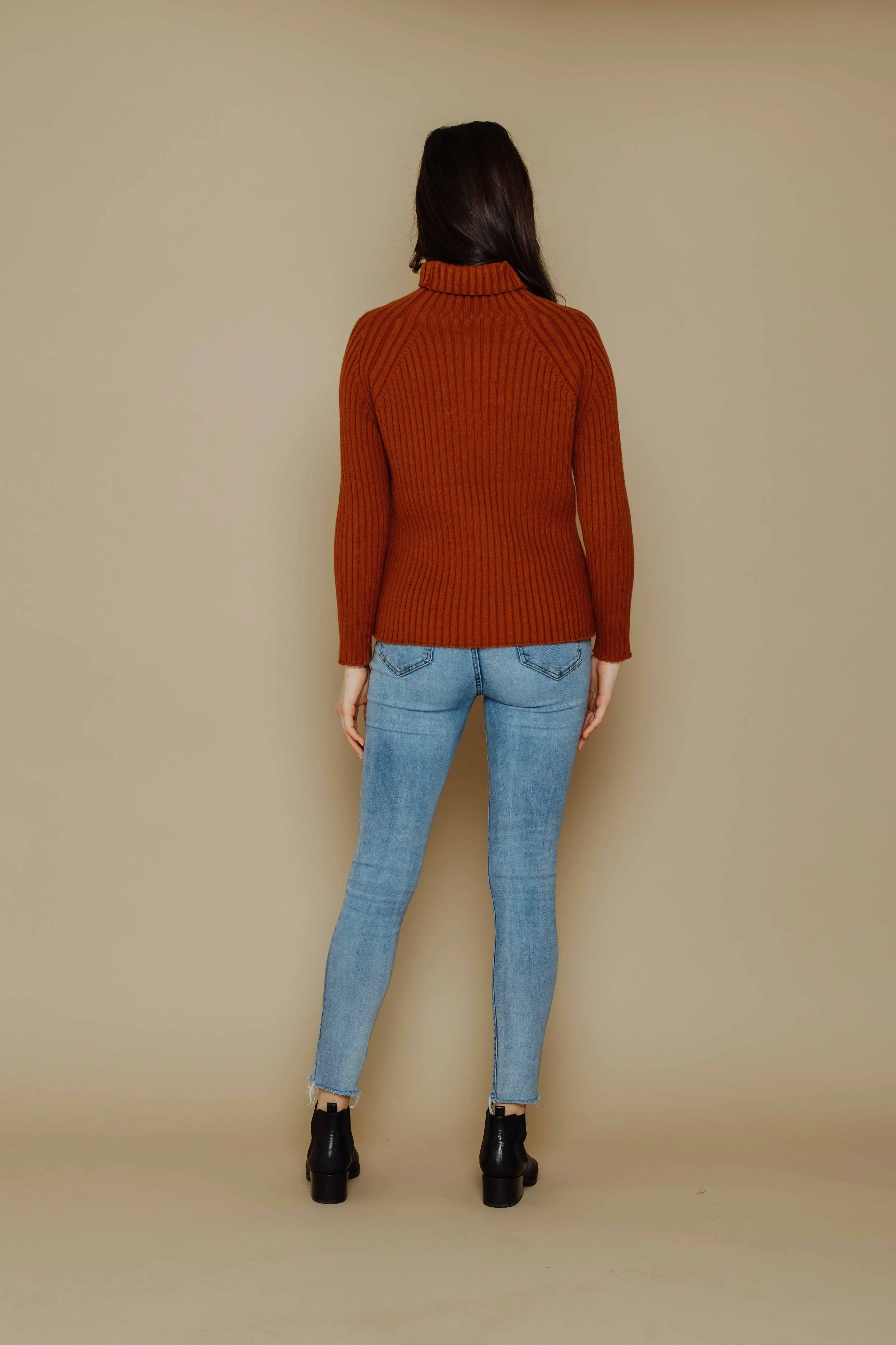 Kyla-Boxy Funnel Neck