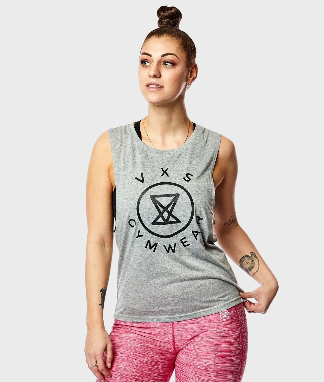 LOGO Sleeveless [Grey]