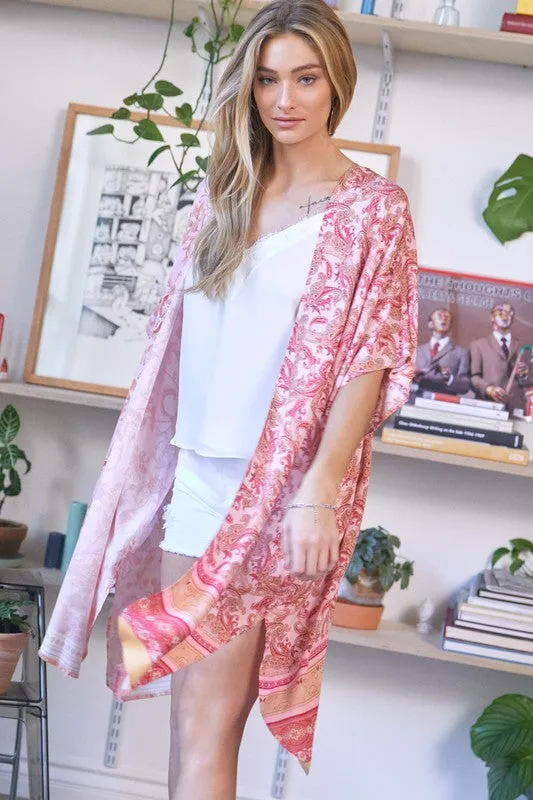 Lucille Kimono - Pink