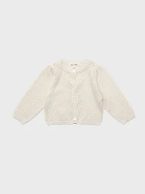 Lupine Knit Cardigan Ivory