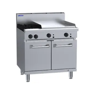 LUUS Professional 2 Burner Griddle Oven 900mm - RS-2B6P