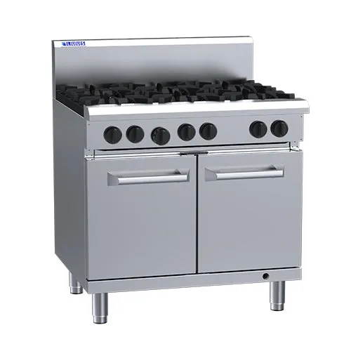 LUUS Professional 6 Burner Oven 900mm - RS-6B