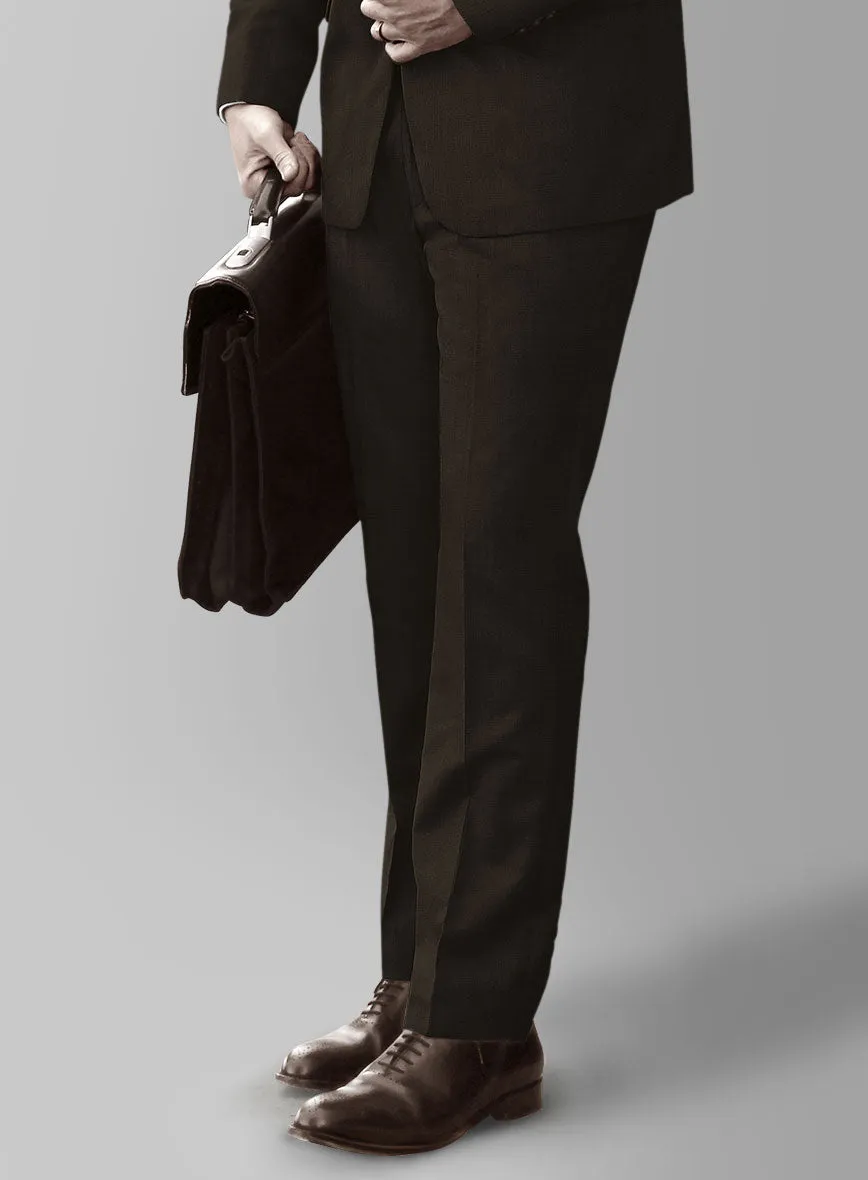 Marco Stretch Deep Brown Wool Suit