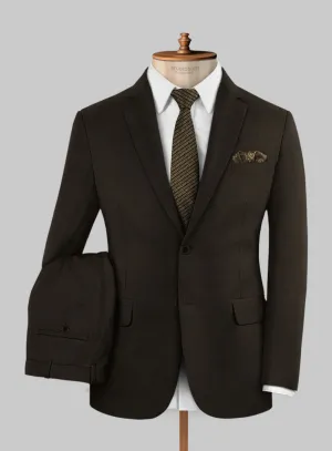 Marco Stretch Deep Brown Wool Suit