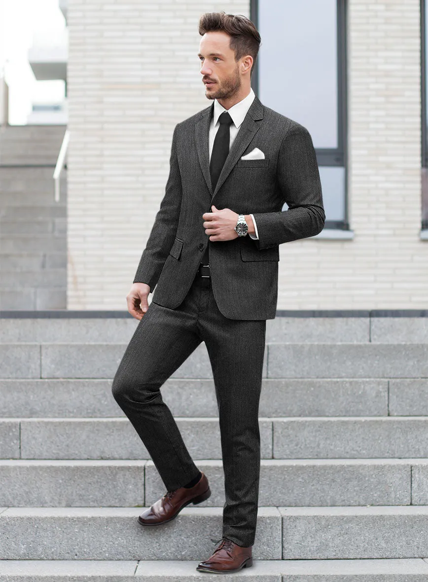 Marco Stretch Iron Gray Wool Suit