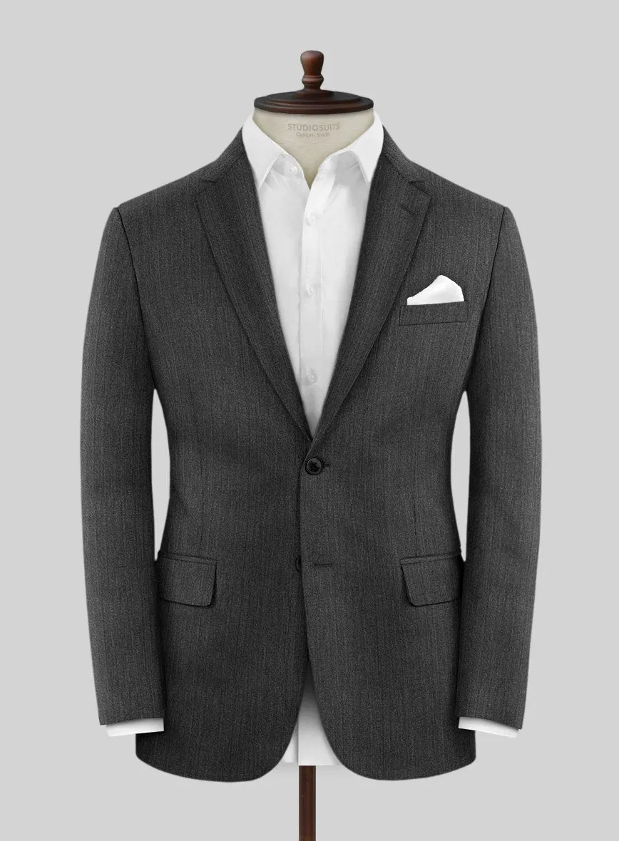 Marco Stretch Iron Gray Wool Suit