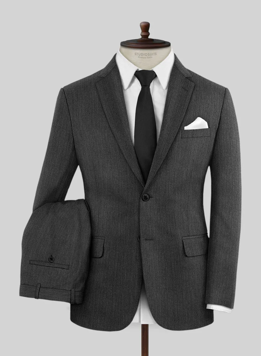 Marco Stretch Iron Gray Wool Suit