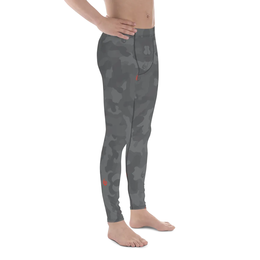 Men's Grey Camo Leggings