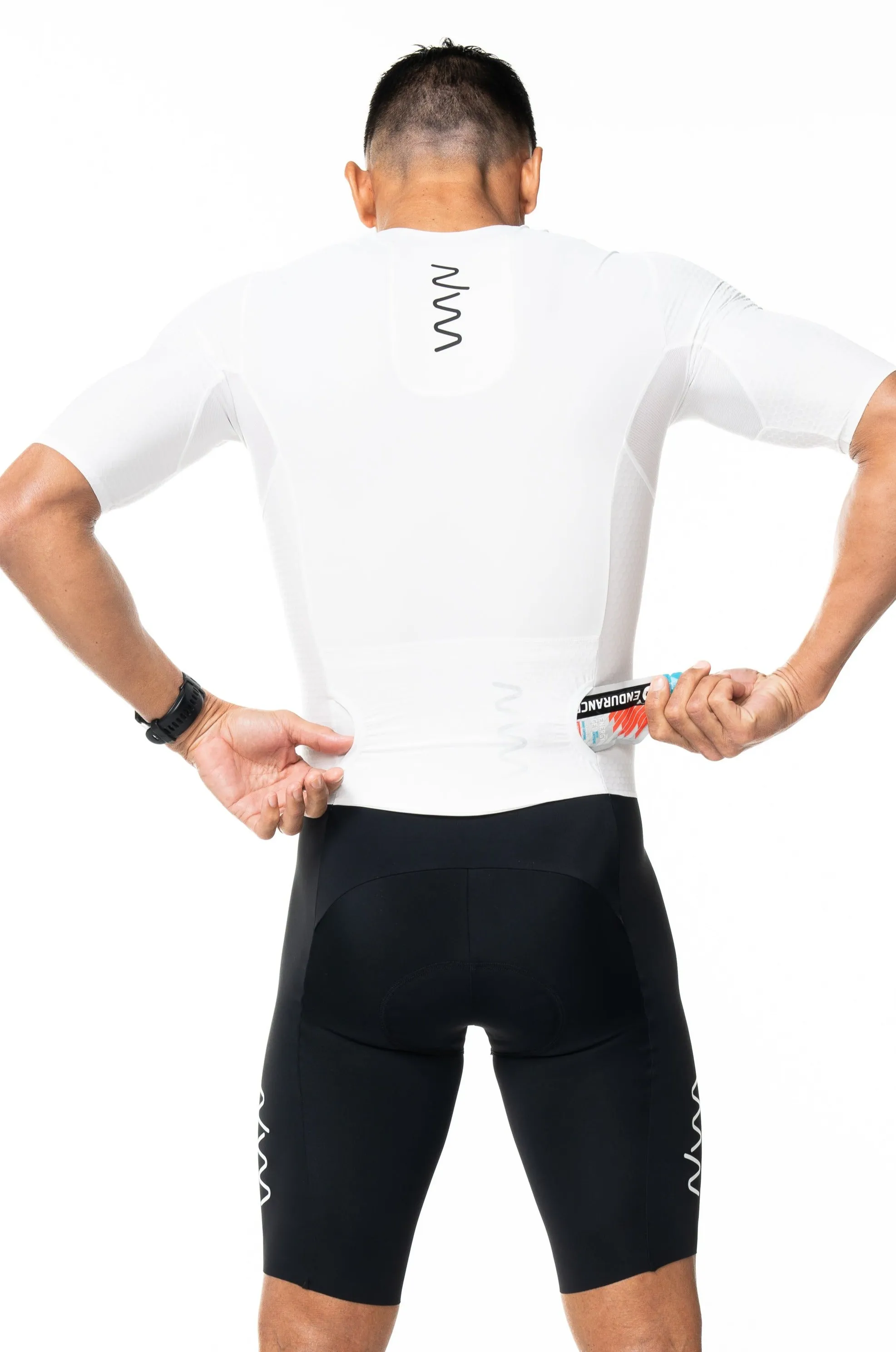 Men's LUCEO  Aero Tri Suit - White