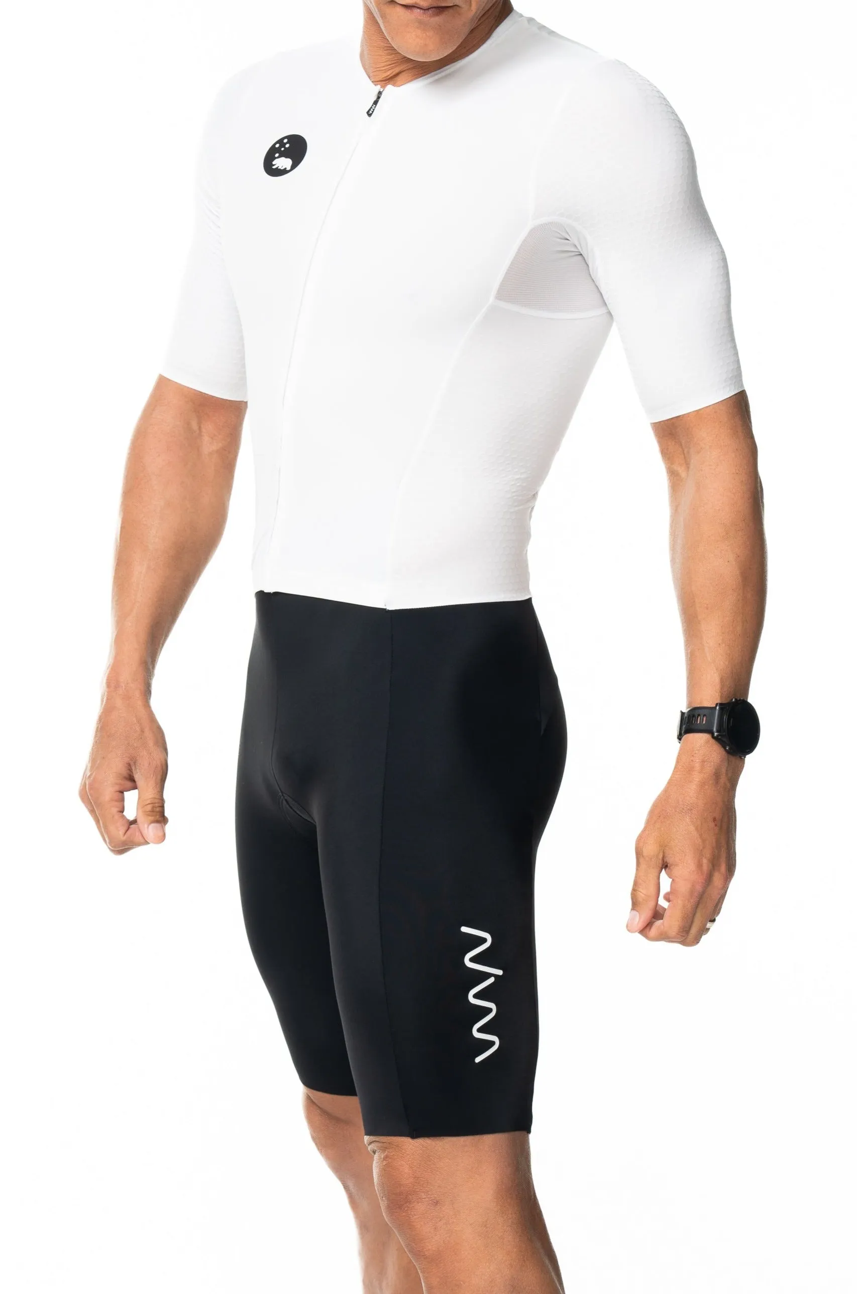 Men's LUCEO  Aero Tri Suit - White