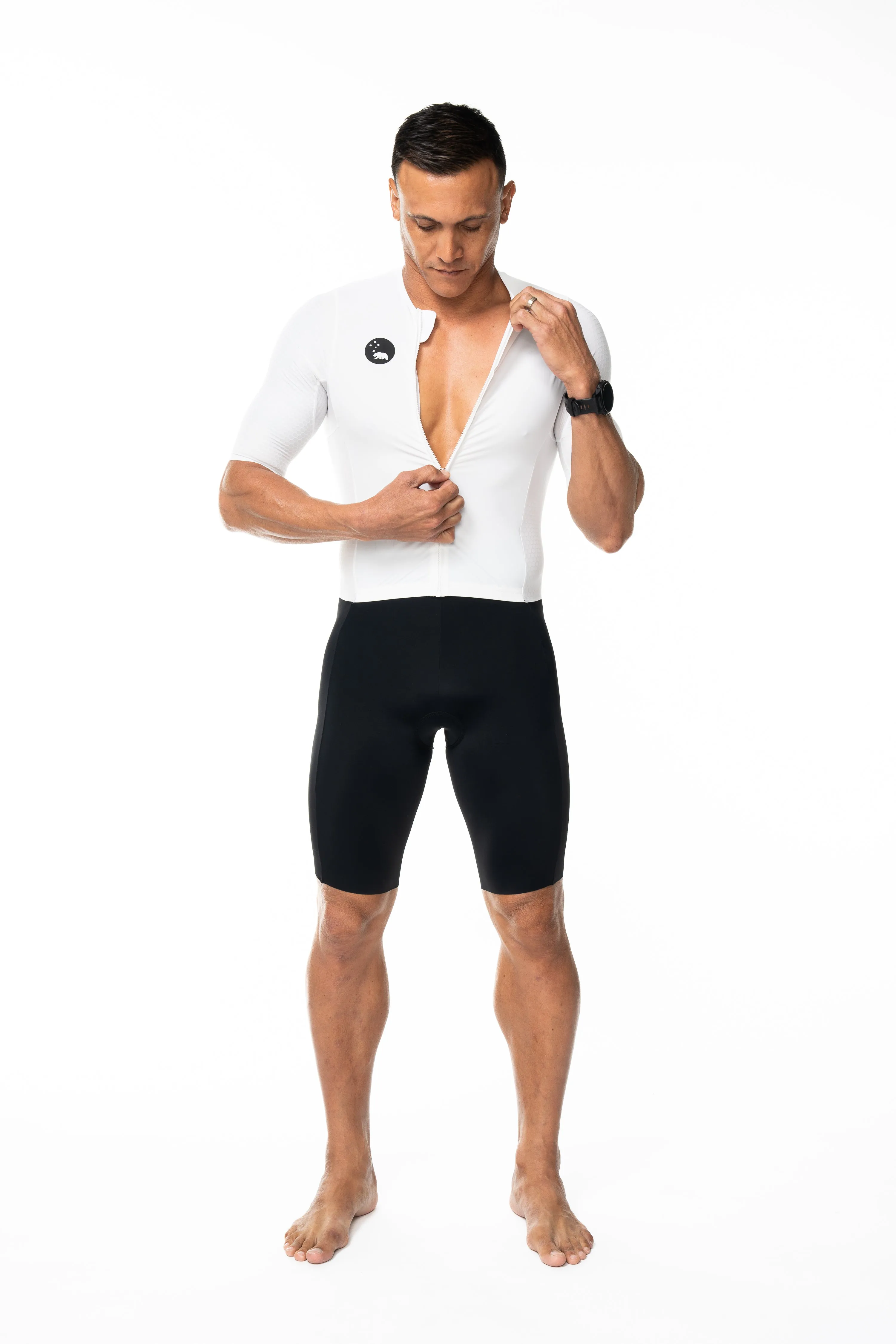 Men's LUCEO  Aero Tri Suit - White