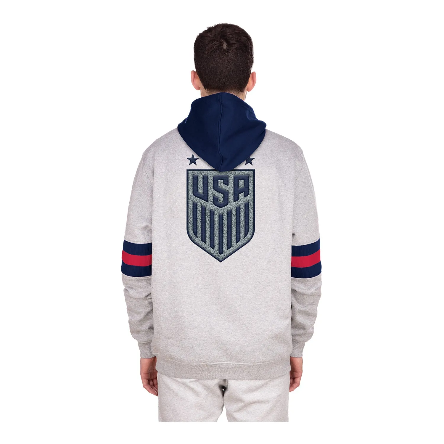 Men's New Era USWNT Grey Hoodie