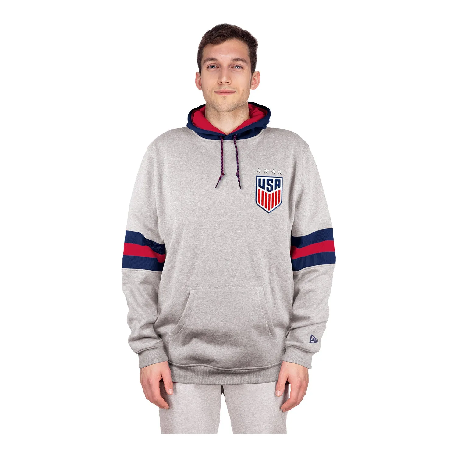 Men's New Era USWNT Grey Hoodie