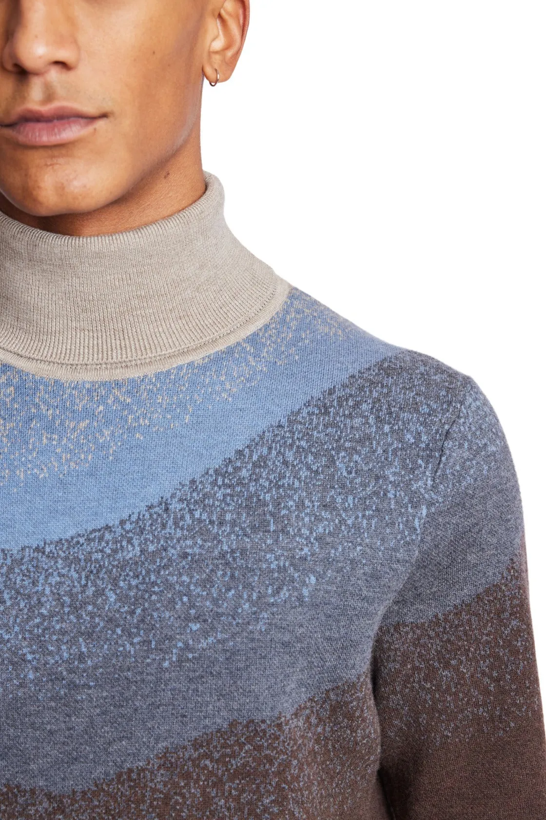 Multicolor Turtleneck - Midnight Mix