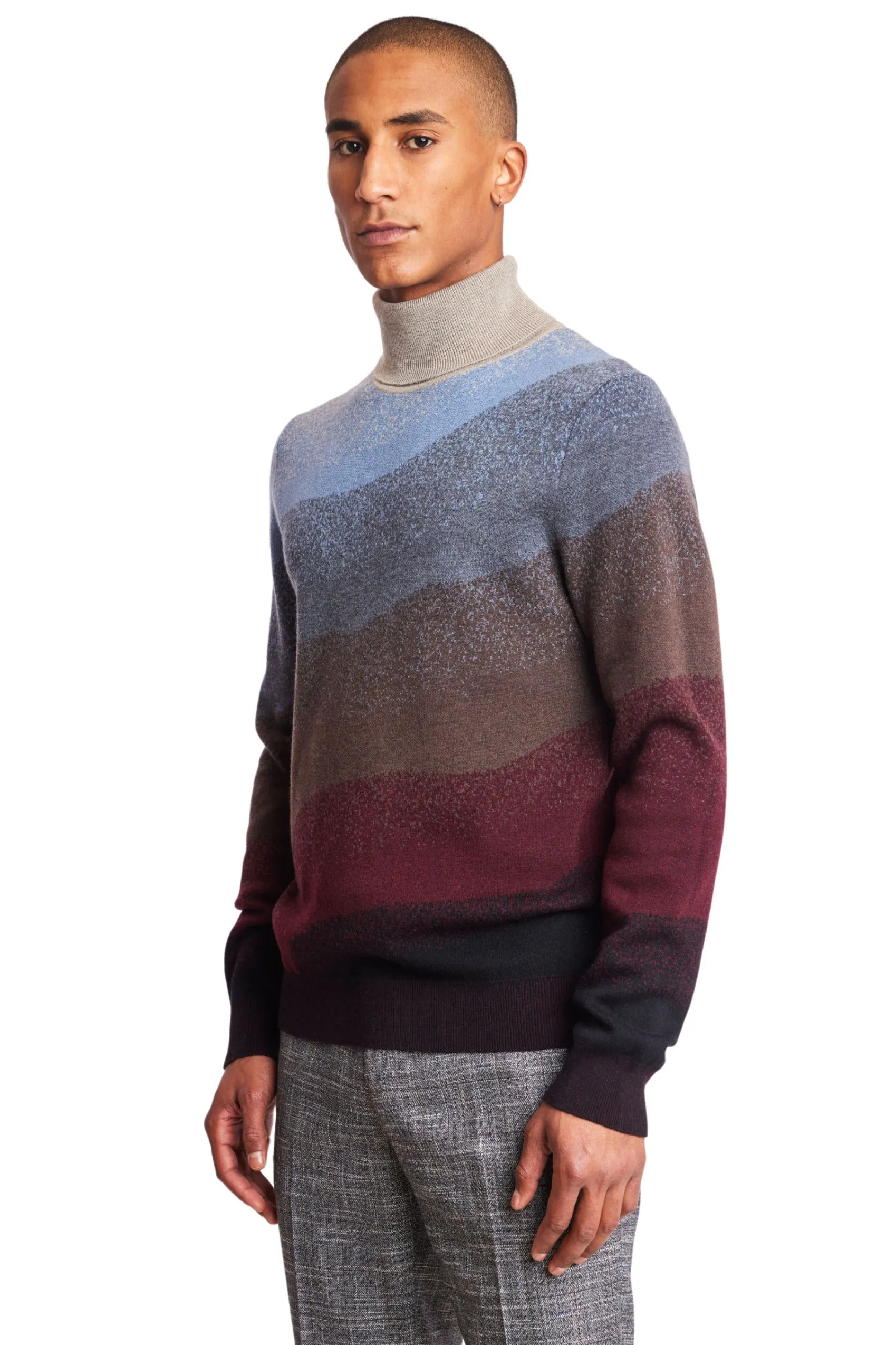 Multicolor Turtleneck - Midnight Mix