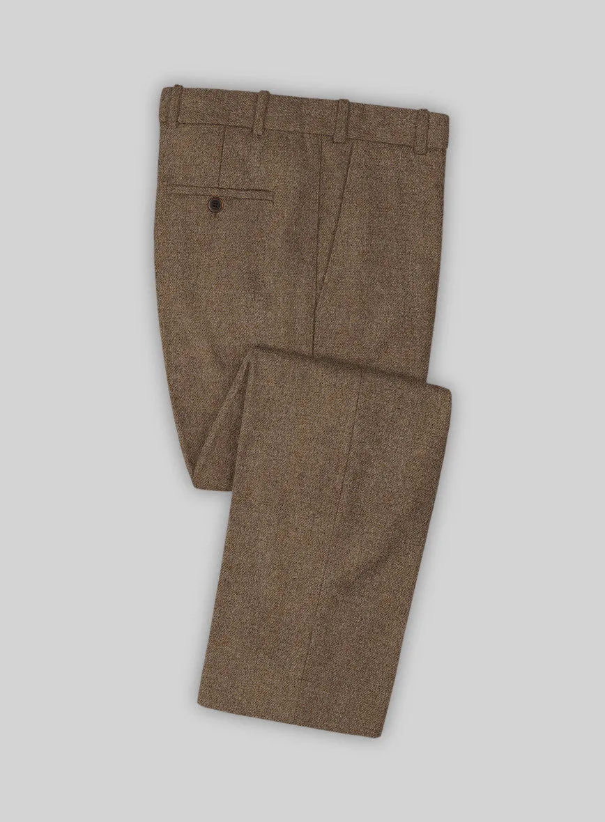 Naples Oak Wood Tweed Suit