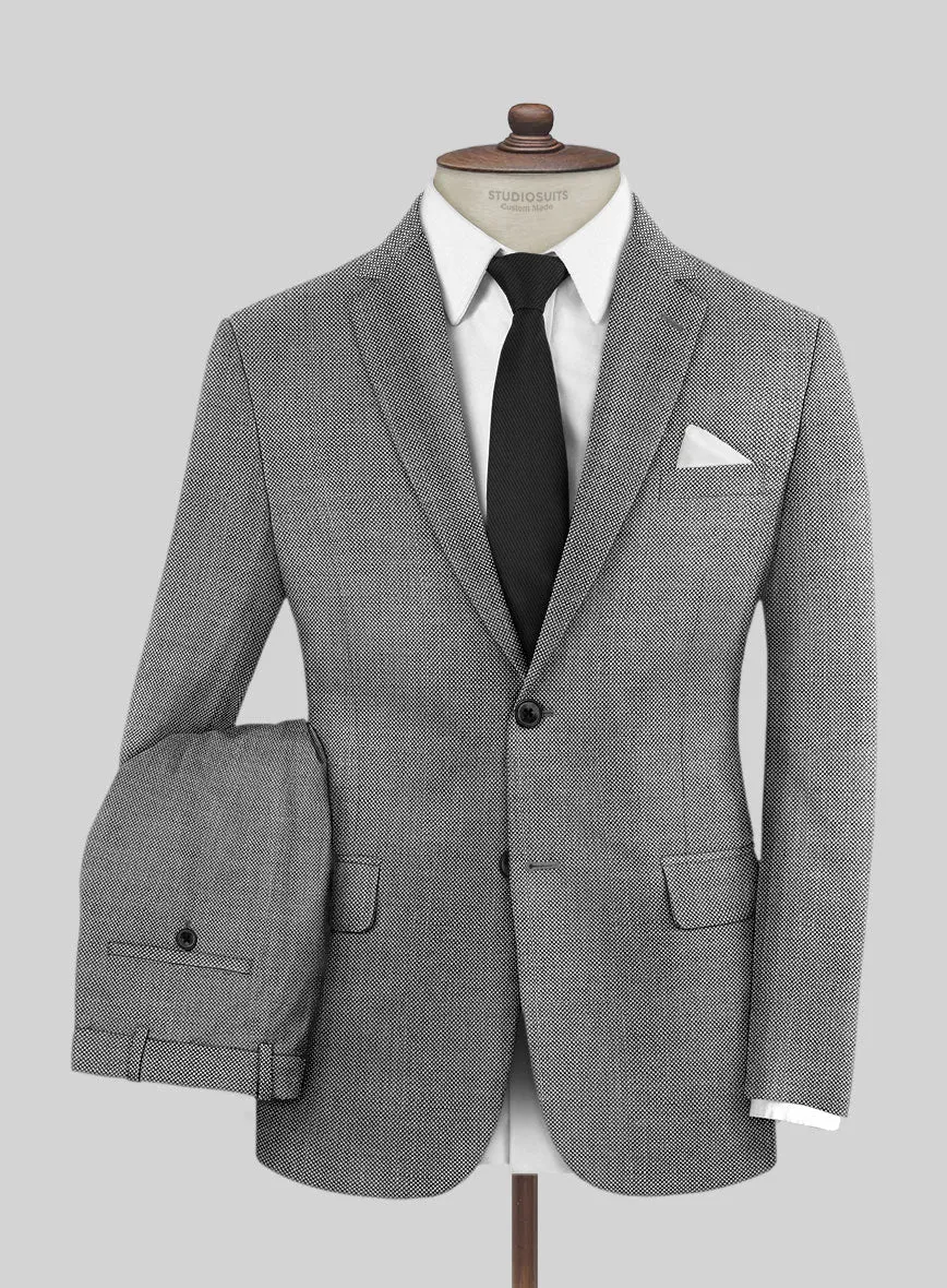 Napolean BW Birdseye Wool Suit