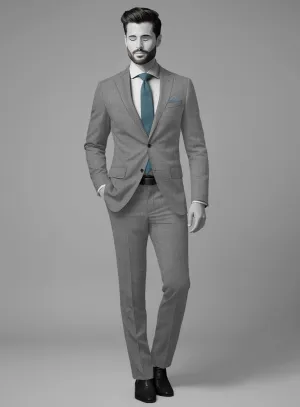 Napolean Costa Mini Houndstooth Gray Wool Suit