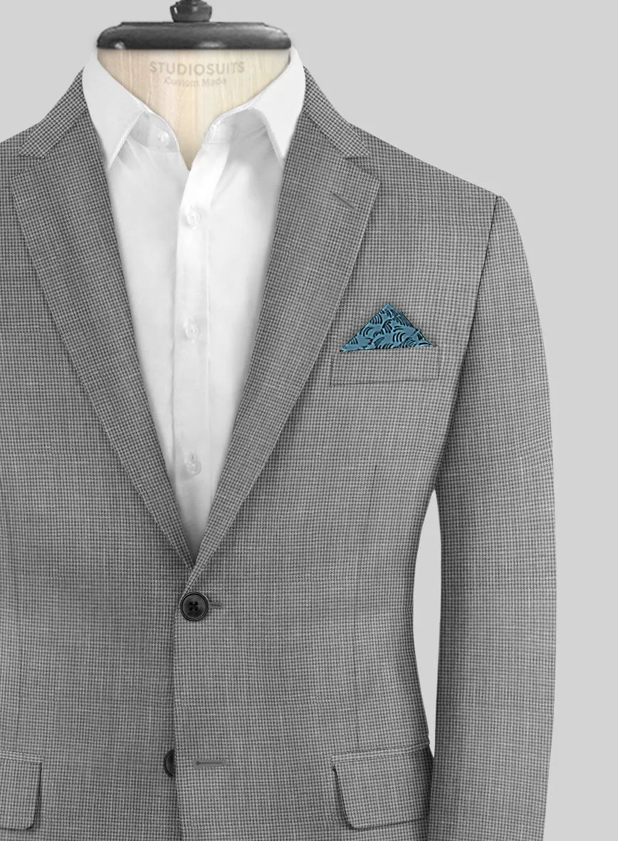 Napolean Costa Mini Houndstooth Gray Wool Suit