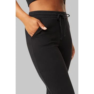 New - Hanes Women's Regular Tapered Leg Ankle Jogger Leggings Midweight