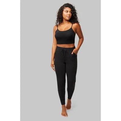 New - Hanes Women's Regular Tapered Leg Ankle Jogger Leggings Midweight