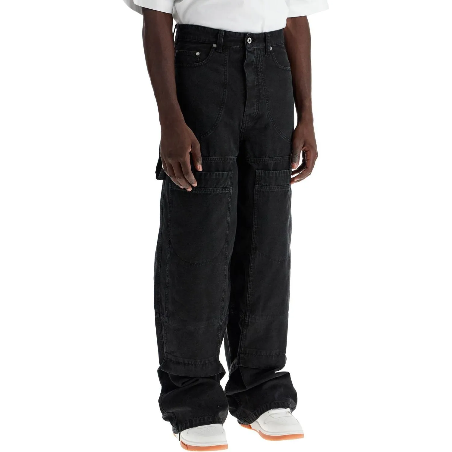 Off-White carpenter canvas pants in  cotton