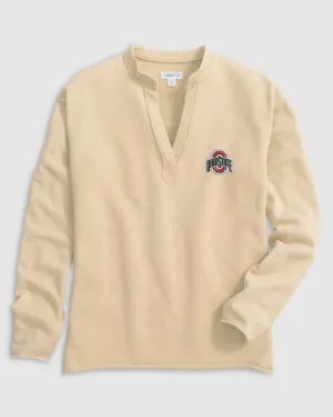 Ohio State Camilla V-Neck Cotton Blend Pullover