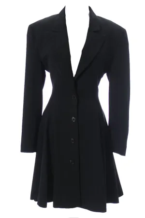 OMO Norma Kamali vintage equestrian style wool blazer