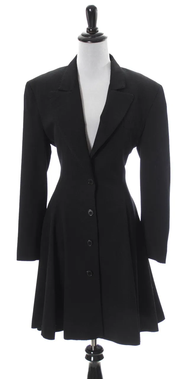 OMO Norma Kamali vintage equestrian style wool blazer