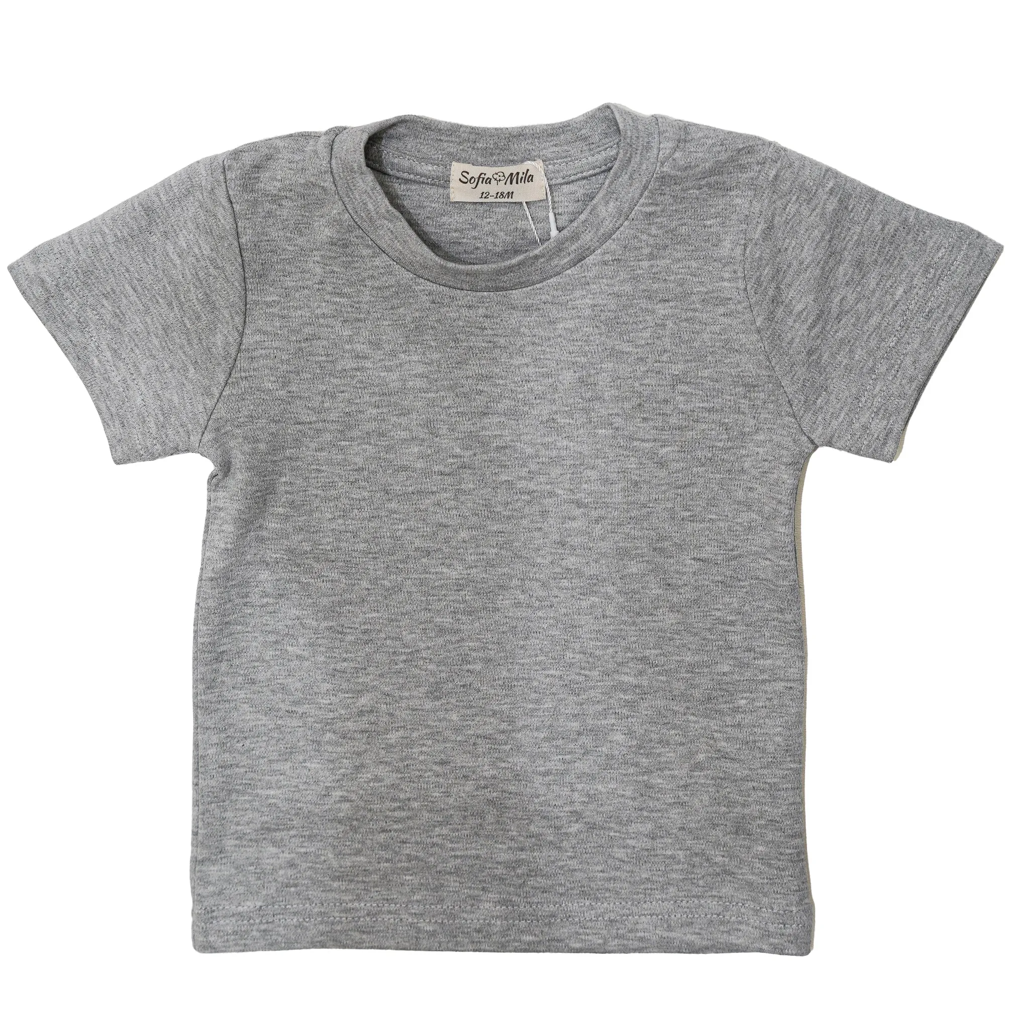 Organic Cotton Short Sleeve T-Shirt For Babies and Kids