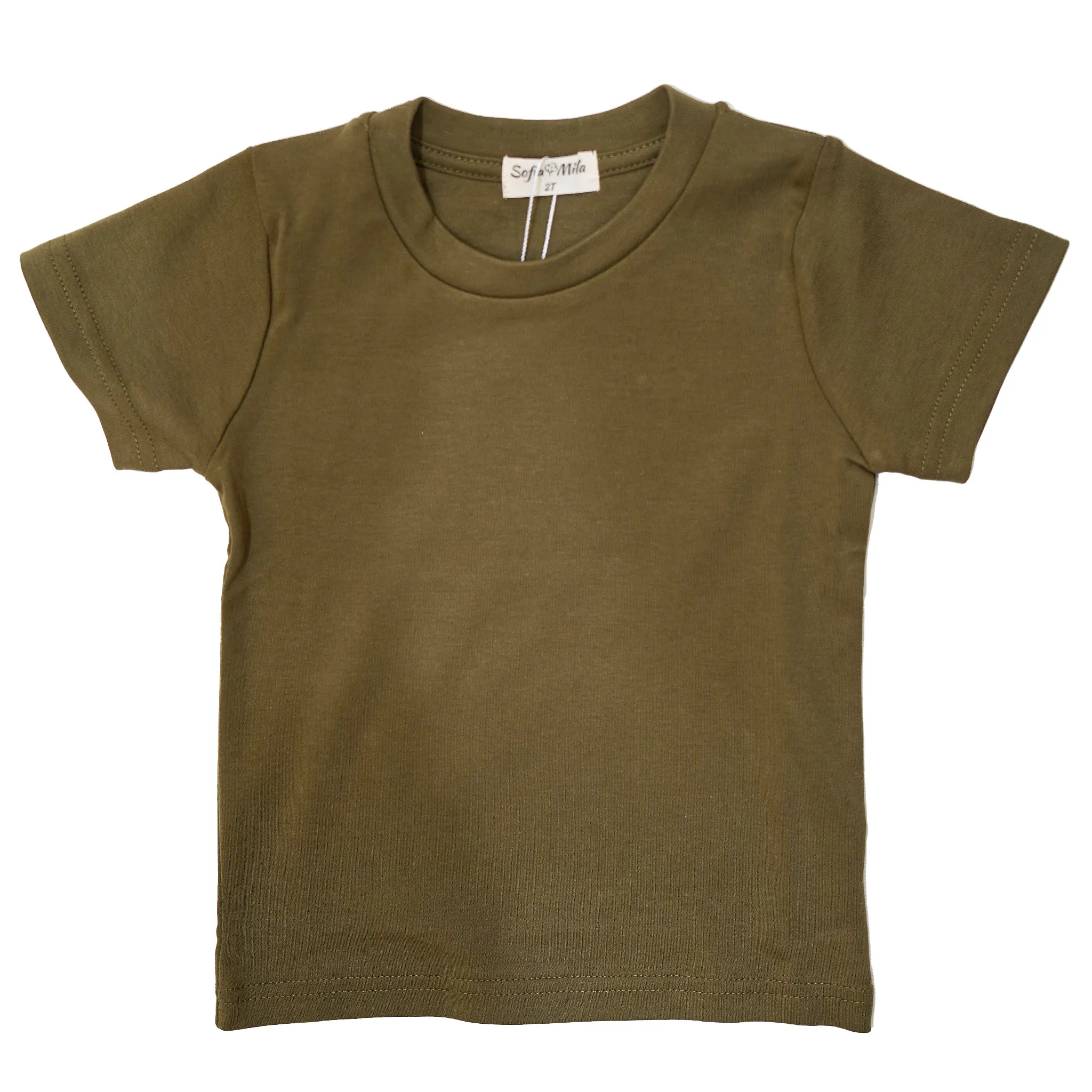 Organic Cotton Short Sleeve T-Shirt For Babies and Kids