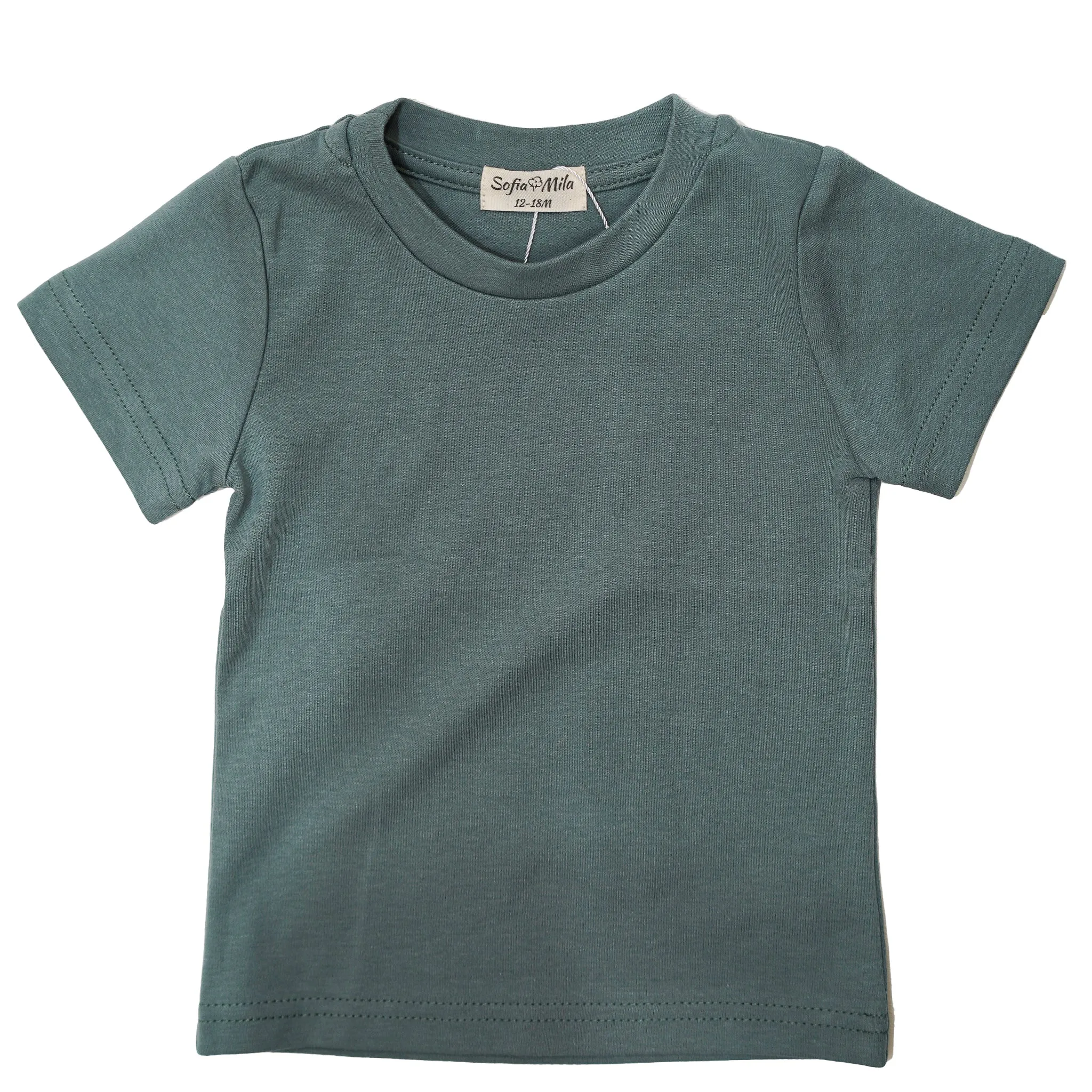 Organic Cotton Short Sleeve T-Shirt For Babies and Kids