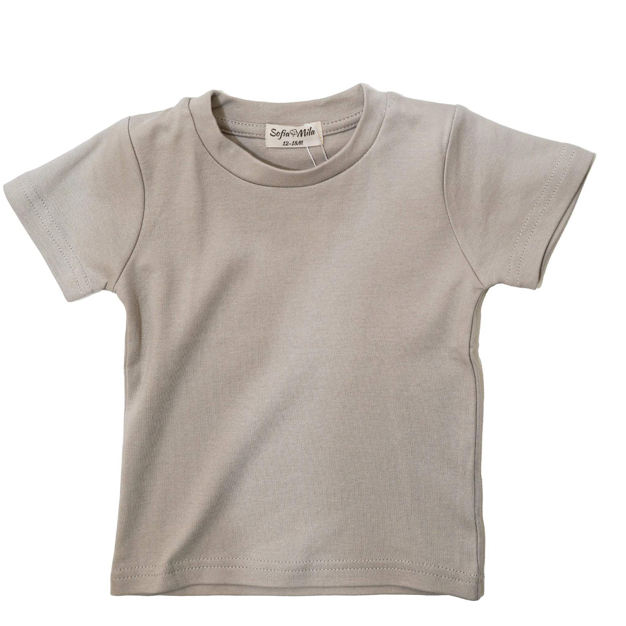 Organic Cotton Short Sleeve T-Shirt For Babies and Kids