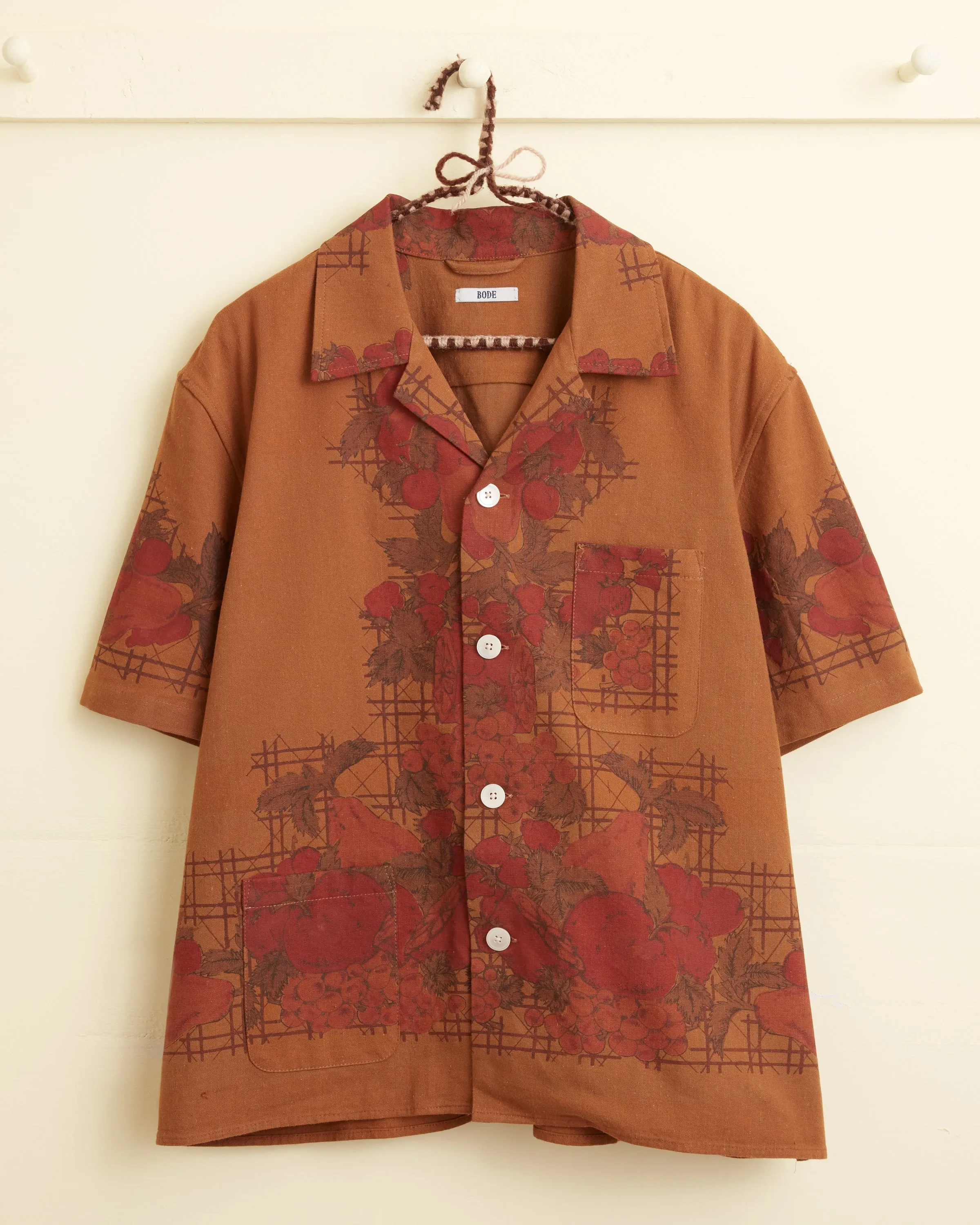 Overdyed Tablecloth Shirt