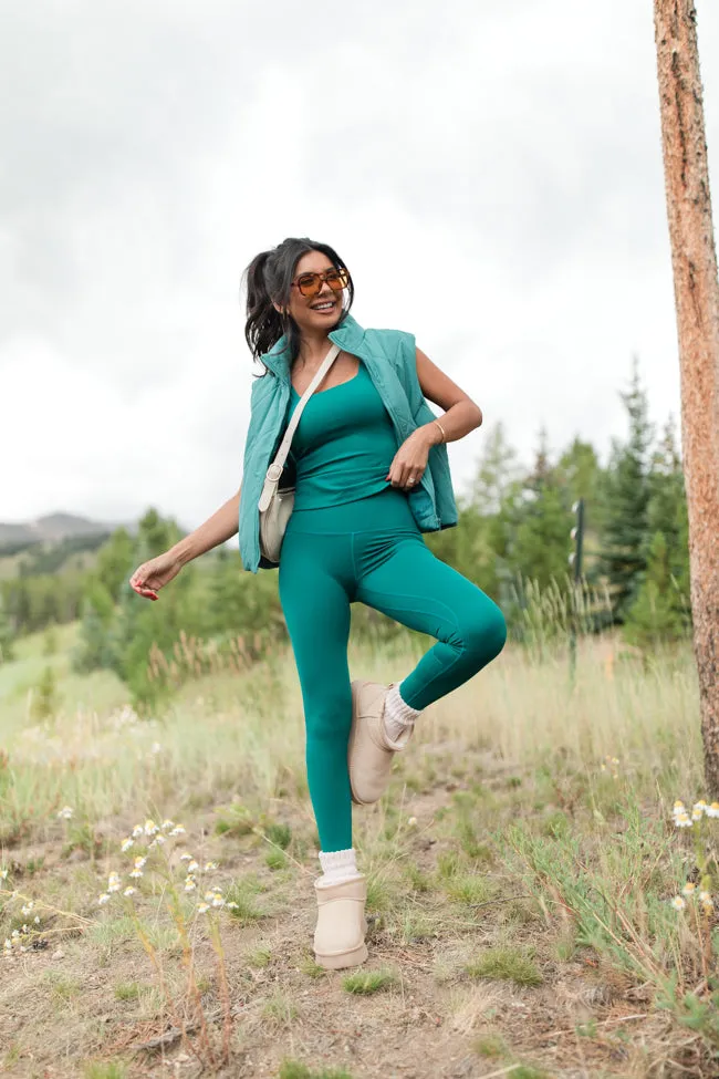 Raise The Standard Teal Active Leggings