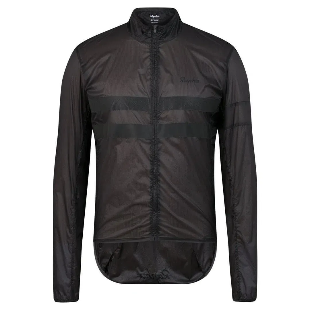 RAPHA Brevet Flyweight Wind Jacket - CBN Carbon Grey