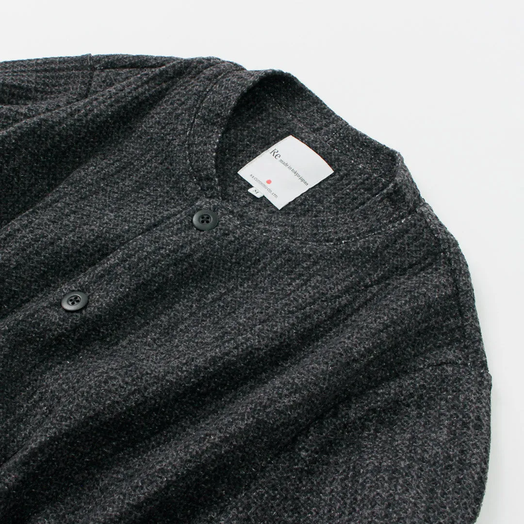 RE MADE IN TOKYO JAPAN / Glen Check Fleece Cardigan