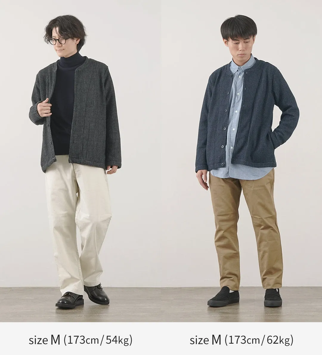 RE MADE IN TOKYO JAPAN / Glen Check Fleece Cardigan