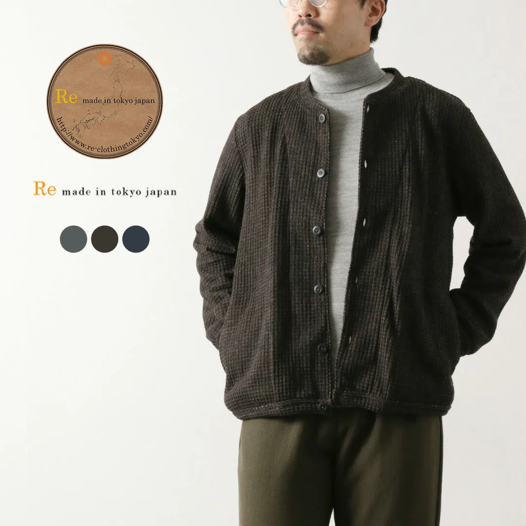 RE MADE IN TOKYO JAPAN / Glen Check Fleece Cardigan