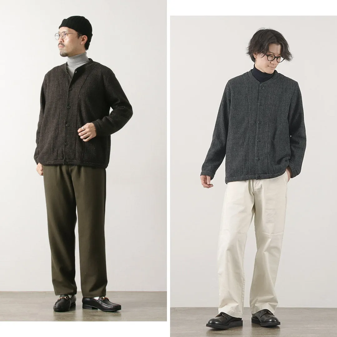 RE MADE IN TOKYO JAPAN / Glen Check Fleece Cardigan