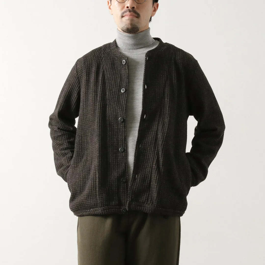 RE MADE IN TOKYO JAPAN / Glen Check Fleece Cardigan