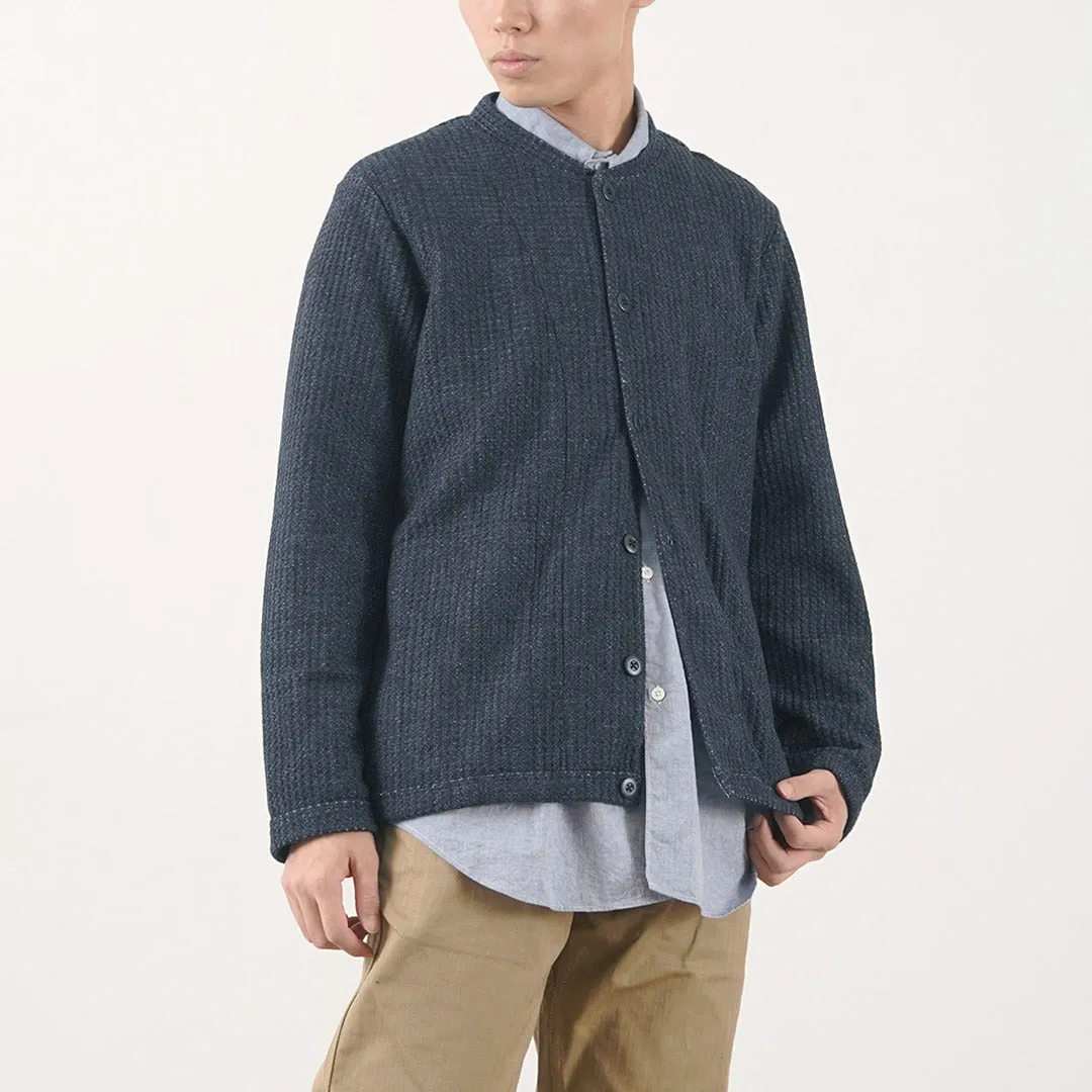 RE MADE IN TOKYO JAPAN / Glen Check Fleece Cardigan