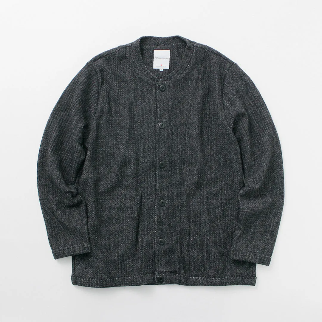 RE MADE IN TOKYO JAPAN / Glen Check Fleece Cardigan